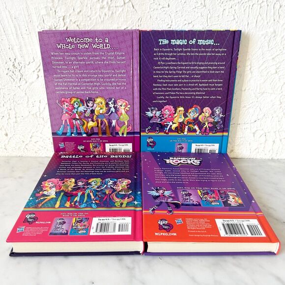 My Little Pony Equestria Girls Boxed Set - 4 Hardcover Books G.M. Berrow - Picture 7 of 7